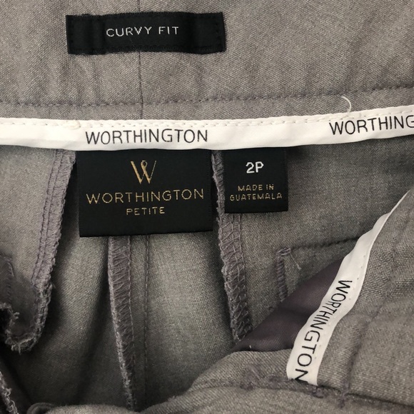 Worthington Curvy Fit Bootcut Dress Pants - Picture 4 of 4